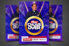 Church Cross over flyer template Product Image 1