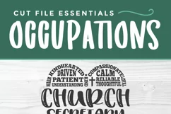 This church secretary svg file is perfect for creating shirts and tote bags with your Cricut