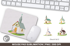 Mouse Pad Church Product Image 1