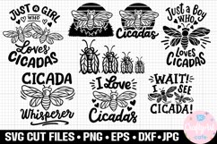 Cicada SVG Bundle Cricut Cicada PNG Bundle Product Image 1