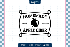 Apple Cider SVG - Autumn Cut File Product Image 3
