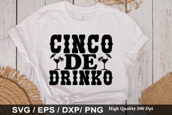 Cinco de drinko SVG - Cinco De Mayo Design Product Image 1