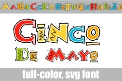 Cinco De Mayo Color Font Product Image 1