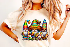 Cinco De Mayo Gnomes Sublimation, Mexican PNG, Fiesta PNG Product Image 2