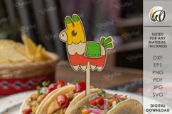 Cinco De Mayo Topper Bundle Laser Cut. Wooden Mexican Topper Product Image 21