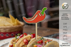 Cinco De Mayo Topper Bundle Laser Cut. Wooden Mexican Topper Product Image 17