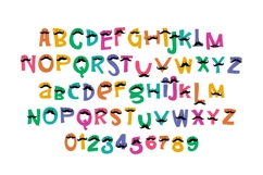 Cinco De Mustache Color Font Product Image 3