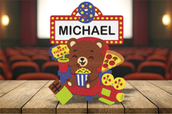 Movie cake topper 3D SVG Product Image 4