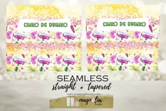 Cinko de drinko summer Seamless tumbler wrap design png Product Image 2