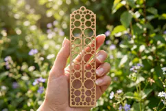 Circle Bookmark SVG Laser Cut File Product Image 1