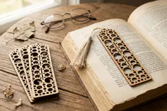 Circle Bookmark SVG Laser Cut File Product Image 2