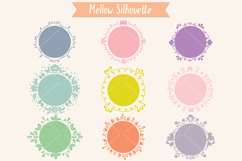Colored Circle Doodle Frames | Hand Drawn Round Border Product Image 4