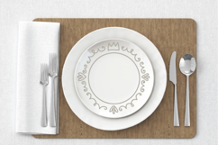 Circle Doodle Frames | Hand Drawn Round Border, Wreath Product Image 6