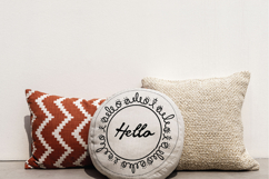 Circle Doodle Frames | Hand Drawn Round Border, Wreath Product Image 7