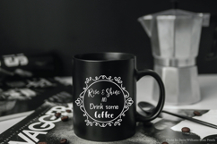 White Circle Doodle Frames | Hand Drawn Round Border Product Image 7