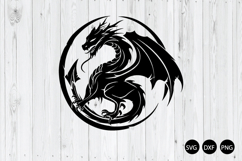 Magical Dragon SVG, Dragon SVG, Animal SVG Product Image 1