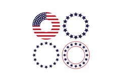 Americat Monogram SVG Cut Files Product Image 4