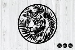 Tiger Head SVG, Wild Animal SVG, Tiger SVG Product Image 1