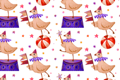 Festive Goose Party Clipart Set Hand Drawn Celebration Product Image 12