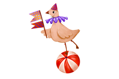 Festive Goose Party Clipart Set Hand Drawn Celebration Product Image 7