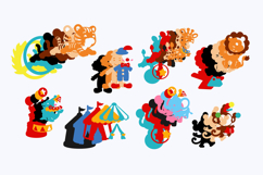 Circus Elements 3D SVG Product Image 3