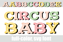 Circus Baby Color Font Product Image 1