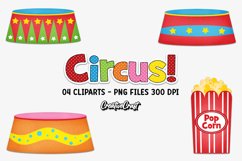 Circus Clip Art, circus animals cliparts, carnival graphics Product Image 1