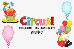 Circus Clip Art, circus animals cliparts, carnival graphics Product Image 1