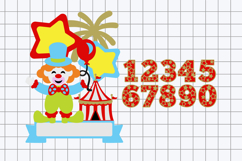 Circus clown Cake Topper 3D SVG Product Image 2
