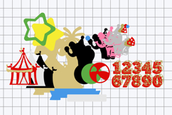 Circus Elephant Cake Topper 3D SVG Product Image 3