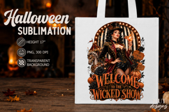 Welcome Wicked Show Halloween Glamour witch Carnival Product Image 3