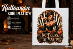 Cocktail Lady Halloween Pinupcircus girl with martini Product Image 3