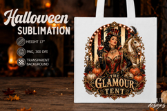 Lady Pinup Circus Glamour Halloween clipart Product Image 3