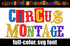Circus Montage Color Font Product Image 1