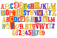Circus Montage Color Font Product Image 3