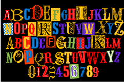 Circus Montage Color Font Product Image 4