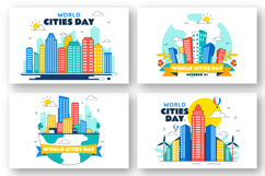 10 World Cities Day Illustration Product Image 2