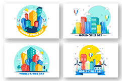 10 World Cities Day Illustration Product Image 3