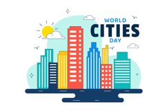 10 World Cities Day Illustration Product Image 4