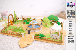 City Square Montessori Play Set Laser Bundle | Wooden Park Product Image 1