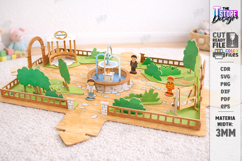 City Square Montessori Play Set Laser Bundle | Wooden Park Product Image 3