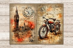 City Stamps Junk Journal Page, Vintage Collage Sheet, GlamArtZhanna, Travel Stamps, Postage Stamps Ephemera, Junk Journal Embellishments, Scrapbooking Ephemera, London Junk Journal, Printable Stamps, Paris Junk Journal Paper