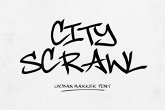 City Scrawl - Urban Marker Font Product Image 1