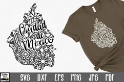 Ciudad de México SVG File - Mexico City Mandala SVG Product Image 1