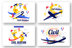 10 International Civil Aviation Day Illustration Product Image 2