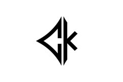 CK logo design Product Image 1