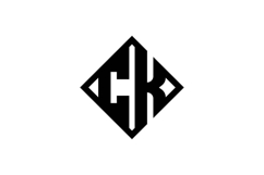 CK logo design. CK Product Image 1