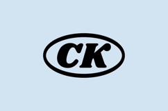 CK logo design. CK Product Image 1