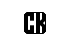 CK logo design. CK Product Image 1