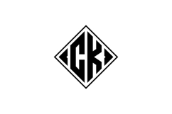 CK logo design. CK Product Image 1